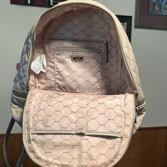 Aldo Bags Aldo Quilted Backpack With Zip Around Pocket Poshmark
